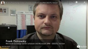 Microsoft Exchange Server schützen mit Microsoft DPM – ESEUTIL Version